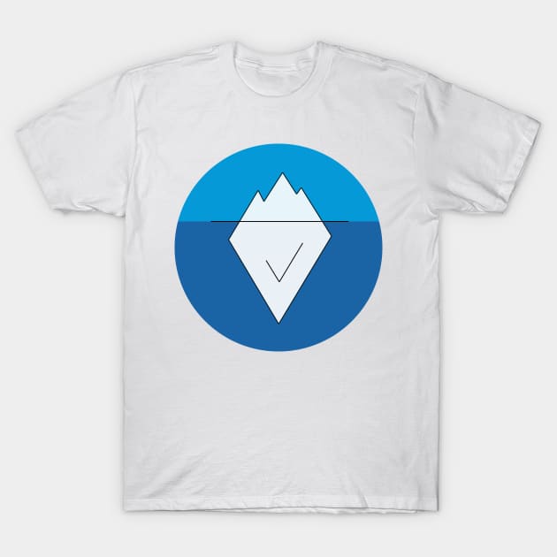 Iceberg Blue T-Shirt by Youre Wrong About